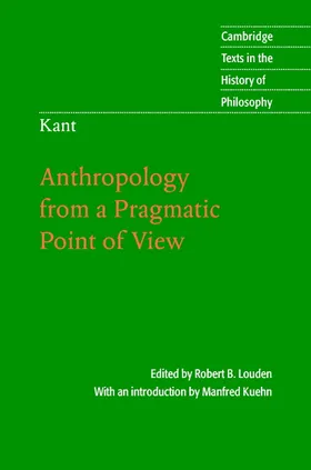 Cover of Anthropology from a Pragmatic Point of View by Immanuel Kant